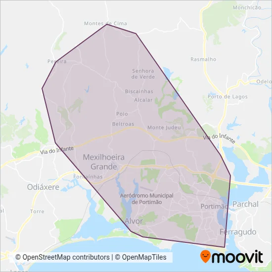 Vai e Vem - Circuito Urbano coverage area map