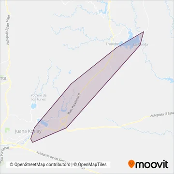 María del Rosario SRL coverage area map