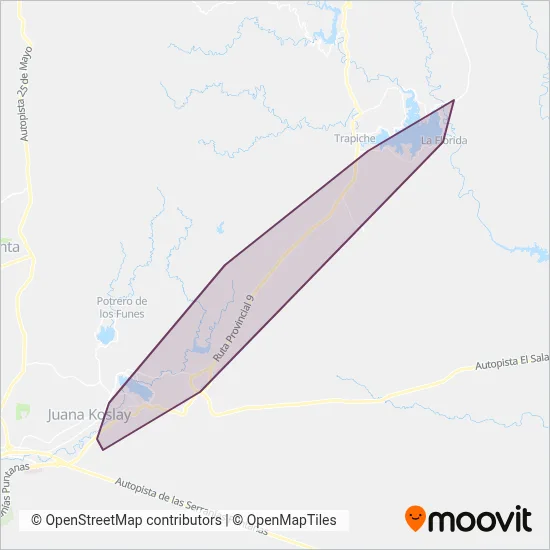 María del Rosario SRL coverage area map
