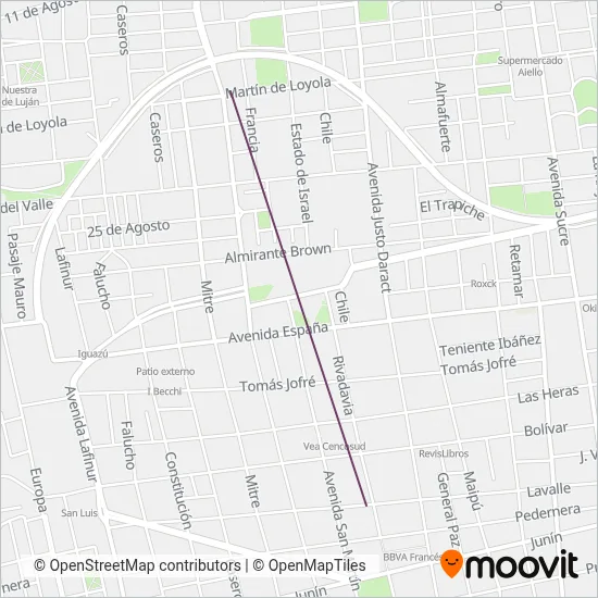 Barloa SRL coverage area map