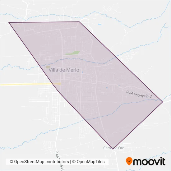El Merlino SRL coverage area map