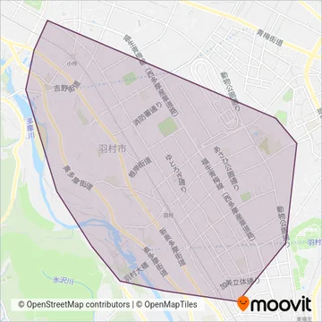 羽村市（はむらん） coverage area map