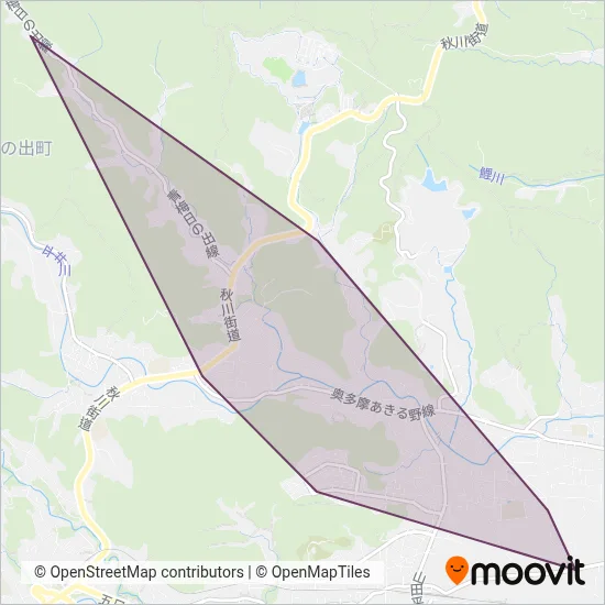 Hinode Town (Gurulin Hinode-chan) coverage area map