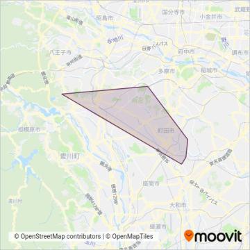 町田市コミュニティ coverage area map