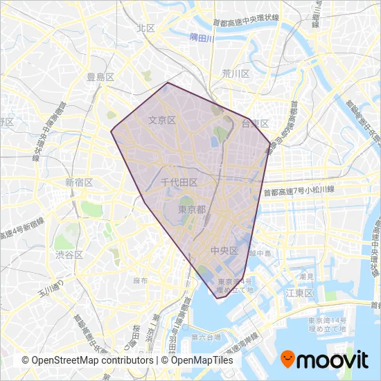 Hitachi Motor Transportation Co., Ltd. coverage area map