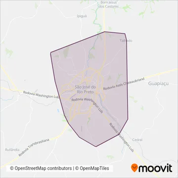 RioPreTrans coverage area map