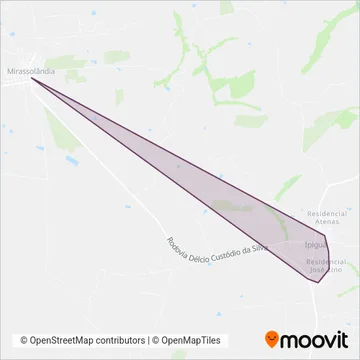 PEVETUR coverage area map
