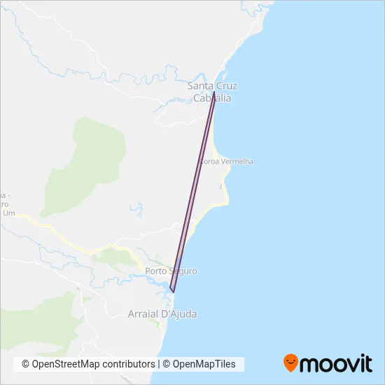 Porto Seguro (Ferry) coverage area map