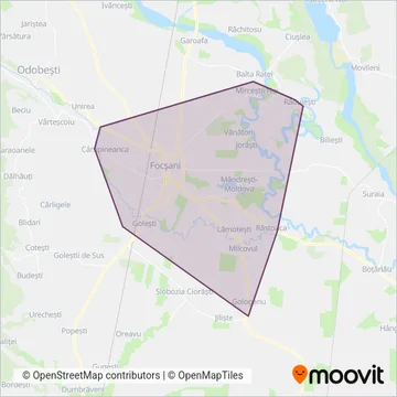 Zonă acoperire TPFocșani