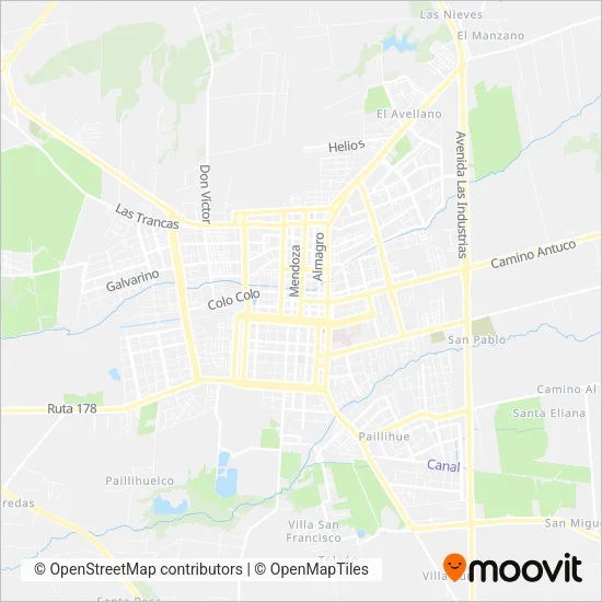 Las Americas coverage area map