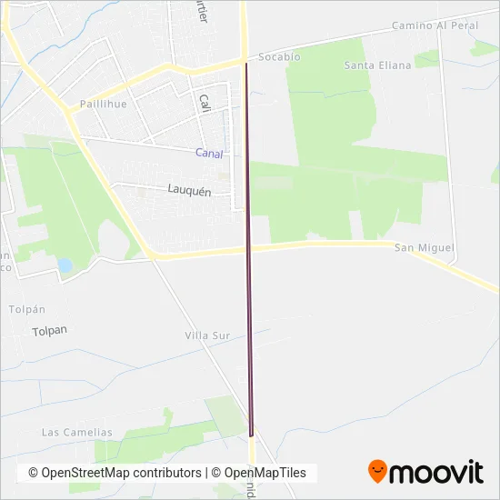 Duqueco coverage area map