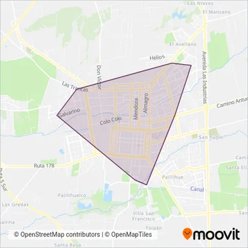 Chiprodal Bolson coverage area map