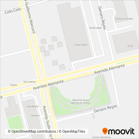 Sotracoli coverage area map