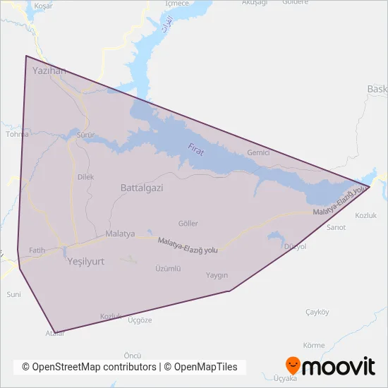 Motaş coverage area map