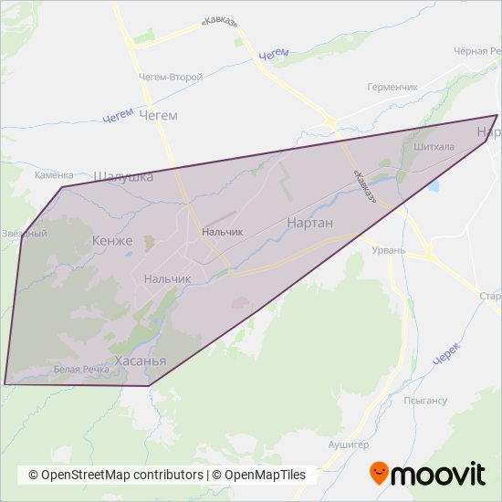 Частные перевозчики coverage area map