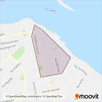 C&A Transportes coverage area map