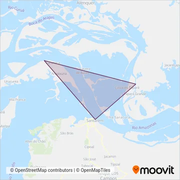 Camila Navegação coverage area map