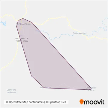 Vale do Mucury coverage area map