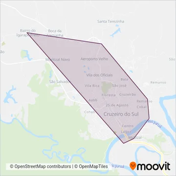 Edacre Turismo coverage area map