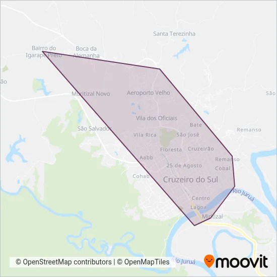 Edacre Turismo coverage area map