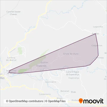 Porto Real coverage area map