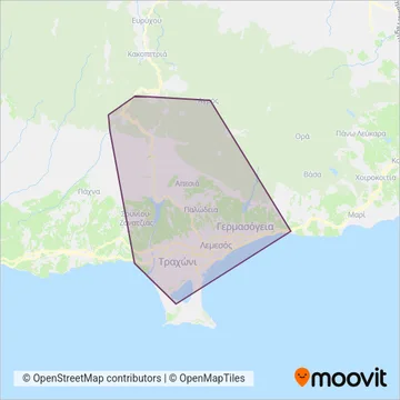 ΕΜΕΛ coverage area map