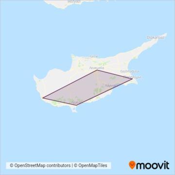 Travel Express χάρτης κάλυψης περιοχής
