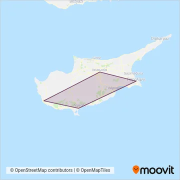 Travel Express coverage area map