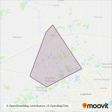 MTA Flint coverage area map