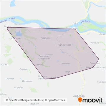 Т.А.Т. coverage area map