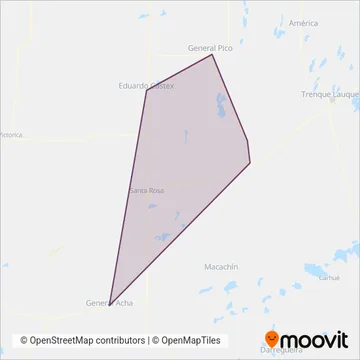 Transur 10 de junio S.R.L. coverage area map