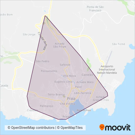Sol Atlântico coverage area map