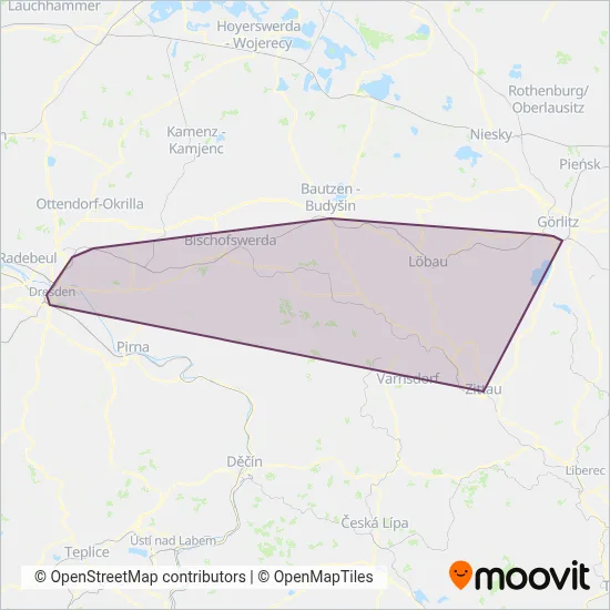 Trilex coverage area map