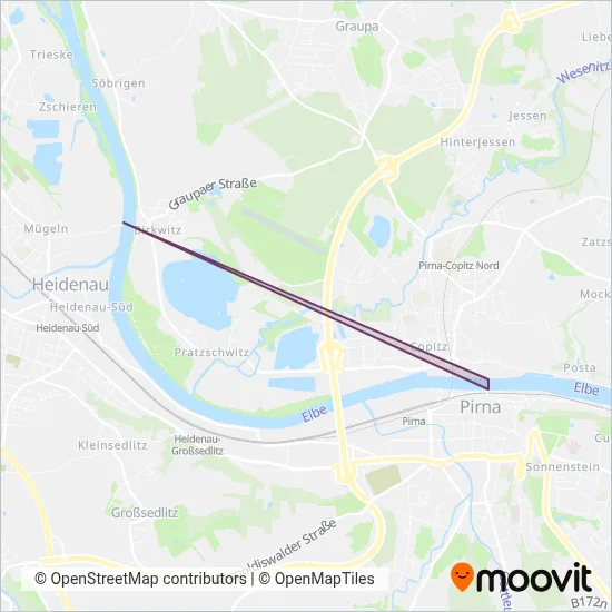 RVSOE (Ferry) coverage area map