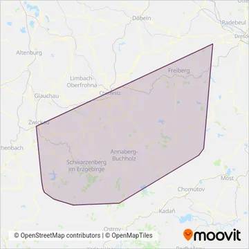 RV BVO Bus coverage area map