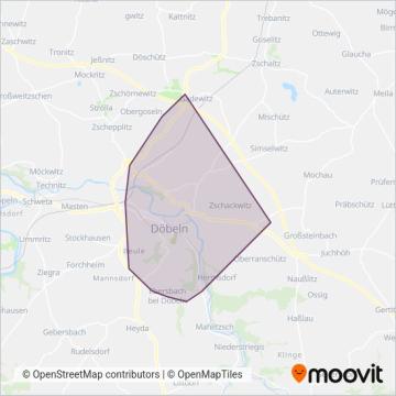 Схема покрытия компании SV Döbeln