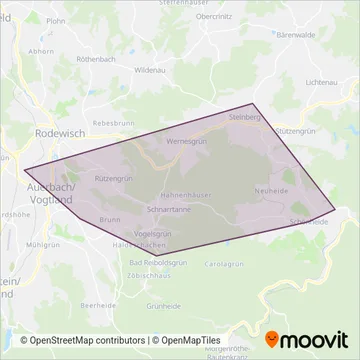 VVV coverage area map