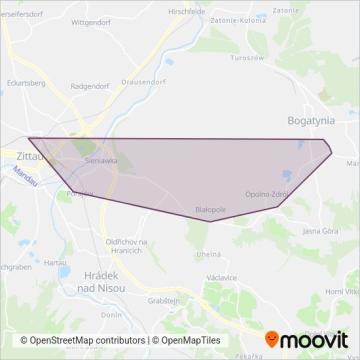 Схема покрытия компании BIELAWA