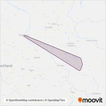 Ostdeutsche Eisenbahn GmbH (Bus) coverage area map