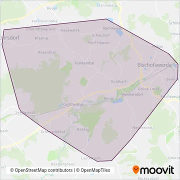 OBB-Beck coverage area map