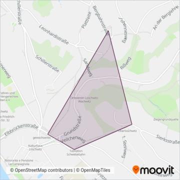 Схема покрытия компании Bergbahn