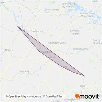 Схема покрытия компании Fähre