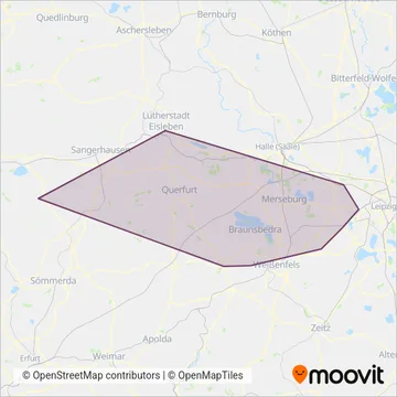 PNVG Merseburg-Querfurt coverage area map