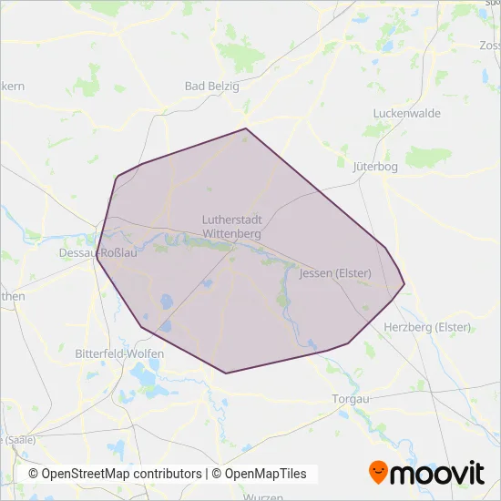 Vetter GmbH coverage area map