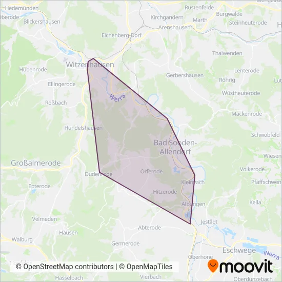 Omnibusbetrieb Sallwey GmbH Verbundsgebiet