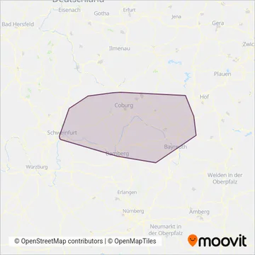 Bus6 (Bus) coverage area map