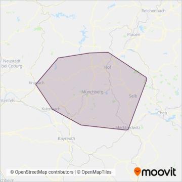 Схема покрытия компании Bus8