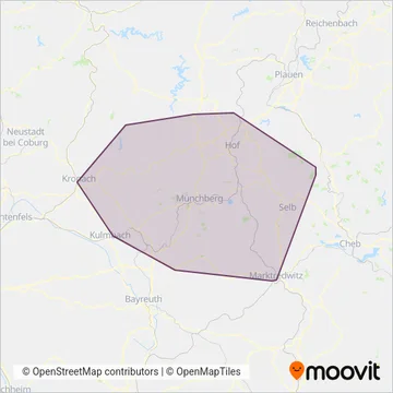 Bus8 coverage area map