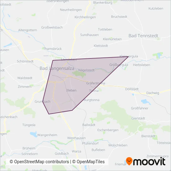 Salza Tours Verbundsgebiet