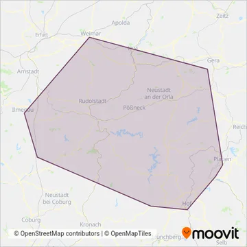 Kombus coverage area map